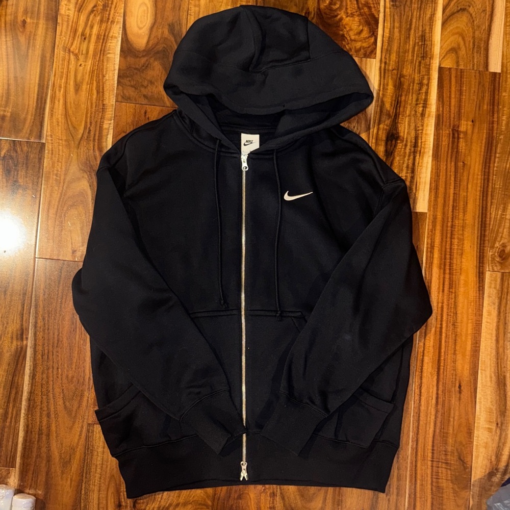 Nike phoenix oversized full zip sweatshirt
